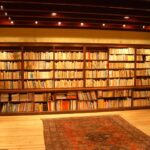 Antieke bibliotheek uit Warwick Castle 1