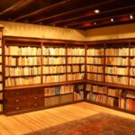 Antieke bibliotheek uit Warwick Castle 3