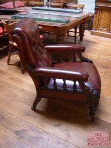 antieke bibliotheekstoel, library chair