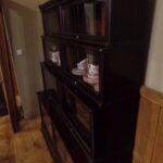 Antieke bijzondere waterval mahonie Globe Wernicke boekenkast 2