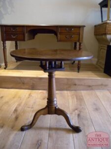 antieke  bird cage tilt top tafel circa 1750, SOLD