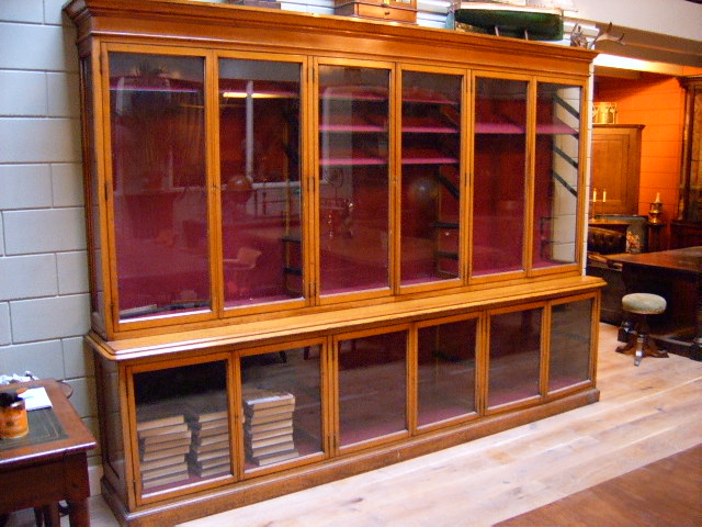 Antieke boekenkast, Engels, circa 1870 3