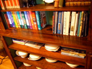 antieke boekenkast,mahonie, Engels, circa 1880, VERKOCHT