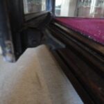 antieke bow fronted vitrinekastje 3