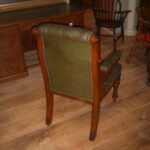 Antieke bureaustoel, mahonie, Engels, 1870 2
