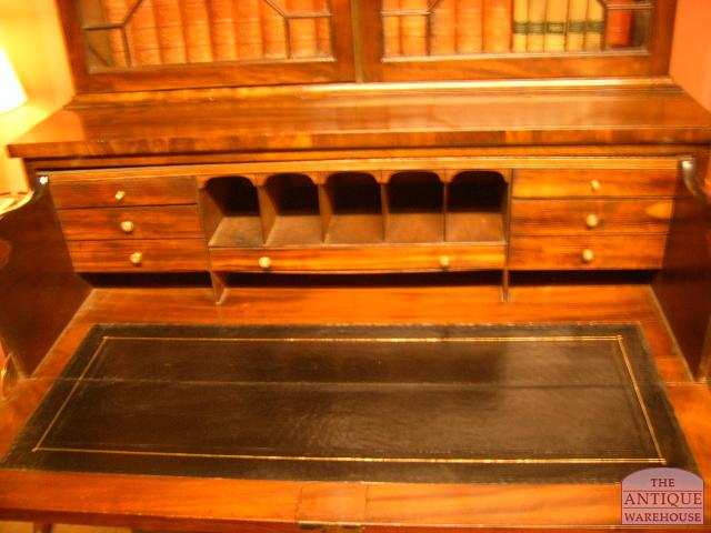 Antieke bureau-boekenkast, circa 1800 2