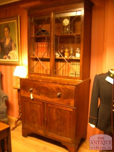 Antieke bureau-boekenkast, circa 1800 3