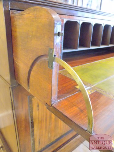 Antieke bureau-boekenkast 4