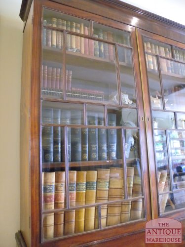 Antieke bureau-boekenkast 5