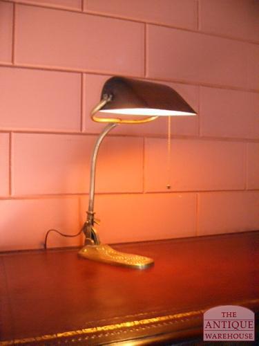 antieke bureau lamp 3