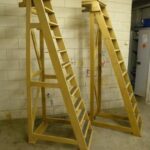 Antieke bureau trap 3