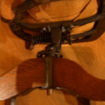 Antieke bureaustoel, eiken, Engels, 1910 1