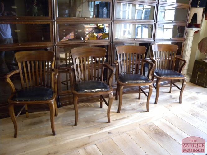 Antieke bureaustoel 3