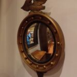 Antieke butler spiegel 1