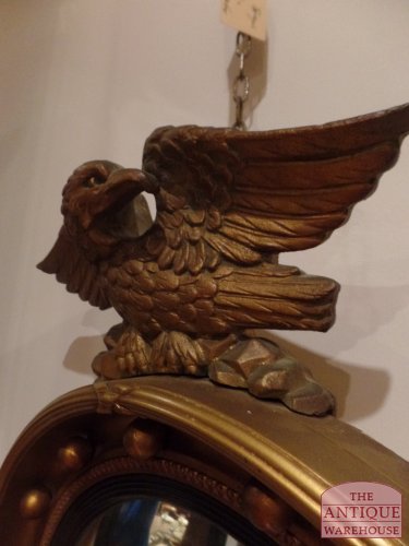 Antieke butler spiegel 2