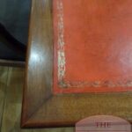 Antieke schrijftafel, vergadertafel circa 1920, 106 cm bij 242 cm 4