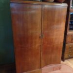 Antieke Compactom kledingkast van eikenhout 1