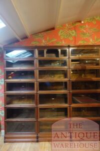 antieke drievoudige antieke originele Globe wernicke boekenkast