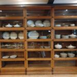 Antieke drievoudige Globe Wernicke boekenkast met verspinging in de bovenste delen 1