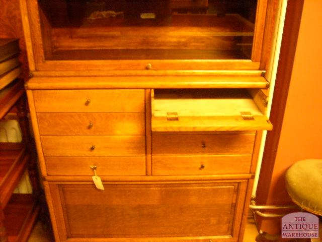 antieke eien Globe Wernicke boekenkast