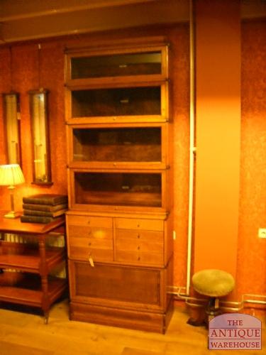 Antieke eiken Globe Wernicke boekenkast 3