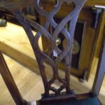 Antieke eiken 18e-eeuwse stoel 2