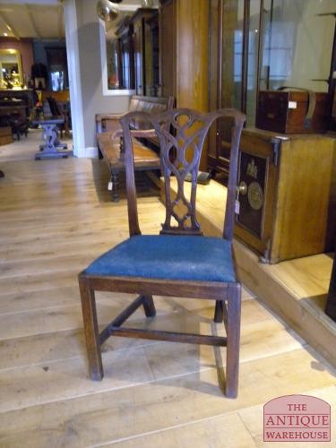 Antieke eiken 18e-eeuwse stoel 3