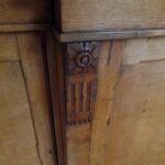 Antieke eiken breakfront boekenkast 3