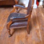 Antieke eiken bureaustoel, circa 1880 1