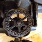 Antieke eiken bureaustoel, circa 1900 2