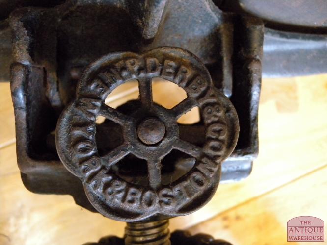 Antieke eiken bureaustoel, circa 1900 2