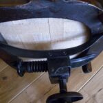 Antieke eiken bureaustoel, circa 1900 2