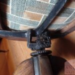 Antieke eiken bureaustoel in hoogte verstelbaar 2