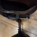 Antieke eiken bureaustoel 2