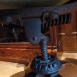 Antieke eiken bureaustoel 2