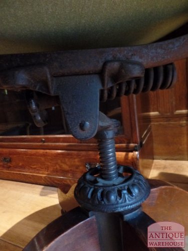 Antieke eiken bureaustoel 2