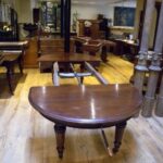 antieke eiken coulissen tafel 2