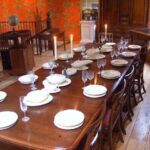 antieke eiken coulissen tafel 2