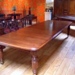 antieke eiken coulissen tafel 3