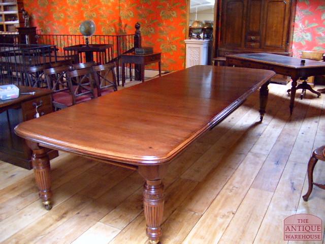 antieke eiken coulissen tafel 3