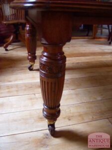 antieke eiken coulissen tafel, VERKOCHT