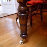 antieke eiken eettafel met tussenbladen 2