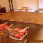 antieke eiken eettafel met tussenbladen 3