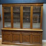 Antieke eiken Engelse boekenkast 1