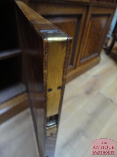 Antieke eiken Engelse boekenkast 2