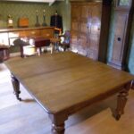 antieke eiken Engelse coulissen tafel 3