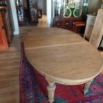 Antieke eiken Engelse coulissentafel 2