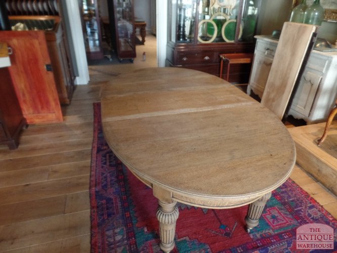 Antieke eiken Engelse coulissentafel 2