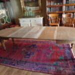 Antieke eiken Engelse coulissentafel 3