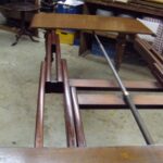 antieke eiken Engelse uitschuif tafel in eikenhout 1